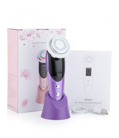 Lumière de masseur facial 7 en 1